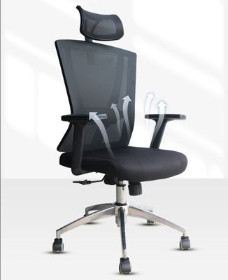 Silla con malla de reposacabezas ajustable para muebles de oficina modernos y confort ergonómico