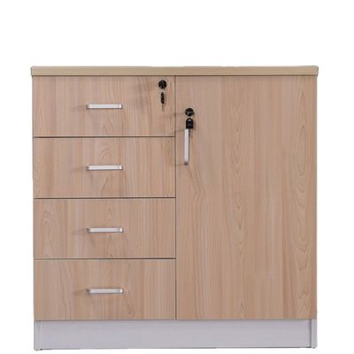 Embalaje de correos N Escritorio de partición Armario de archivos de madera con cerradura y cajón de almacenamiento