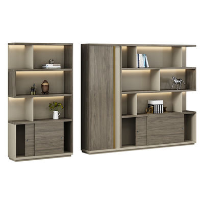 Cabinet de archivos de oficina moderno de madera jefe de fondo de gabinete
