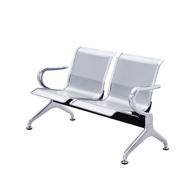 Muebles de hospital sillas de espera de acero inoxidable silla de fila pública
