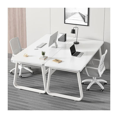Muebles de oficina Escritorio de computadora multifuncional para dos personas
