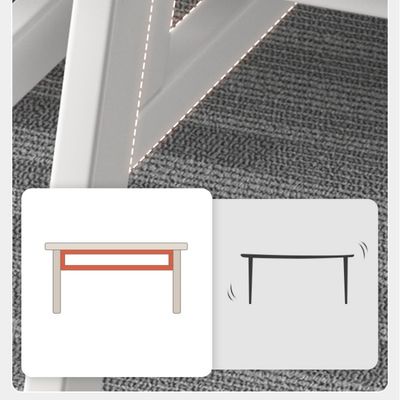Muebles de oficina Escritorio de computadora multifuncional para dos personas