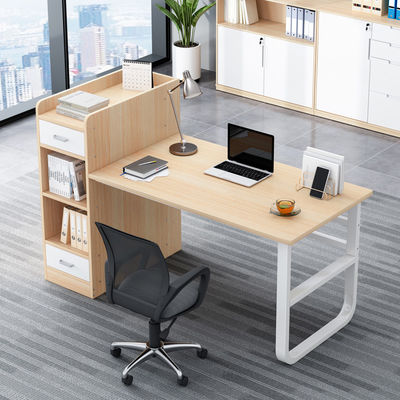 2 asientos Muebles de oficina Personal Mesa Estación de trabajo modular con cajón en estilo moderno