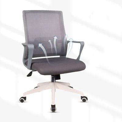 Silla de computadora de elevación de oficina para el hogar Silla giratoria con malla y material de tela transpirables