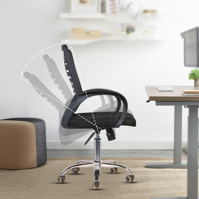 Muebles de oficina silla de oficina de malla ergonómica con reposacabezas ajustable y CBM de 0.33
