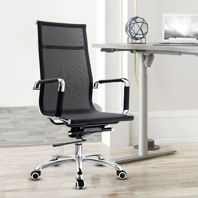Una ventanilla de compras para la silla de jefe sin grille de tela para el hogar silla de oficina con malla giratoria