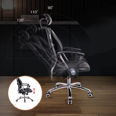 Silla ejecutiva ergonómica de cuero de PU con estilo de diseño moderno y servicio posventa de 3 años