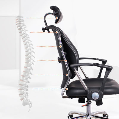 Silla ejecutiva ergonómica de cuero de PU con estilo de diseño moderno y servicio posventa de 3 años
