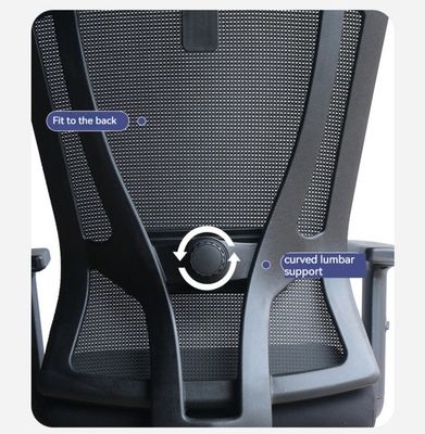 Silla con malla de reposacabezas ajustable para muebles de oficina modernos y confort ergonómico