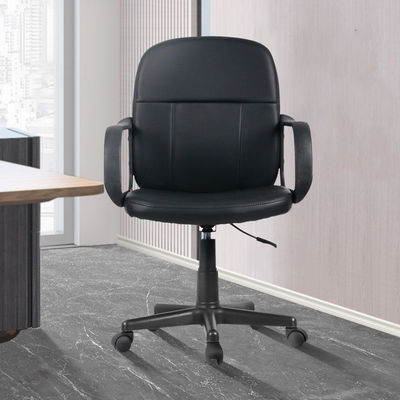 Y Respaldo de cuero genuino silla de ordenador de oficina silla giratoria de oficina