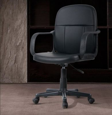 Y Respaldo de cuero genuino silla de ordenador de oficina silla giratoria de oficina
