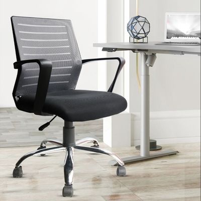 Silla con malla de respaldo respiratorio para el hogar oficina ergonómica elevador giratorio silla de reuniones de personal