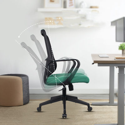 Silla de oficina ergonómica Confortable salón giratorio con malla de 360 grados y sin diseño de grilleta
