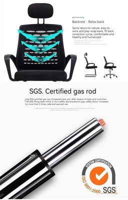 Sillones de oficina de malla Silla de PC con altura ajustable y 3 años de ciclo de posventa incluido