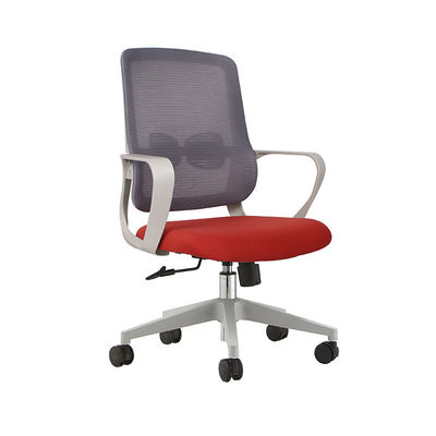 Silla de juego de marco blanco personalizable con ruedas y porosidad