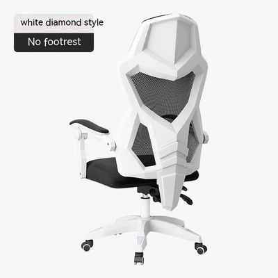 Silla de oficina de malla con respaldo alto y base ajustable