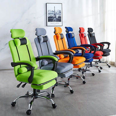 Silla de oficina con malla de formación para conferencias ajustable en altura con diseño giratorio y malla