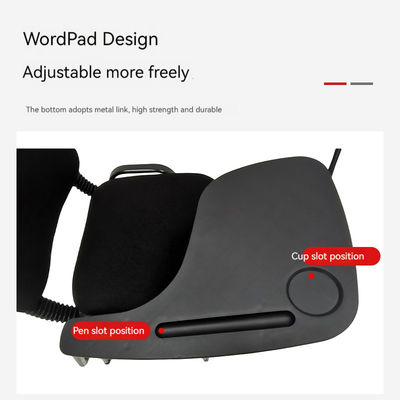Silla para empleados de oficina silla de formación de tejido azul con pizarra
