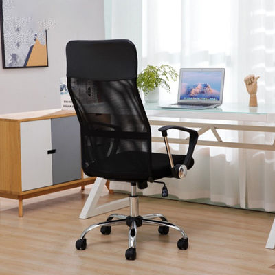 Silla de oficina de alto respaldo caliente negro sillas ejecutivas de uso múltiple silla de PC de malla giratoria 2023