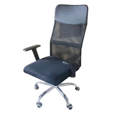 Silla de oficina de alto respaldo caliente negro sillas ejecutivas de uso múltiple silla de PC de malla giratoria 2023