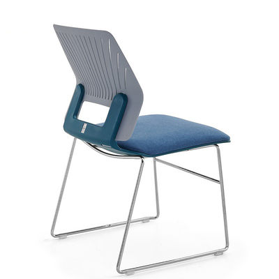 Porosidad de diseño moderno con reposabrazos fijos silla de recepción de conferencias para la comodidad de la oficina del hogar