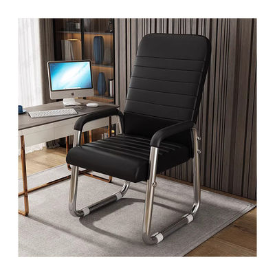 Silla de conferencias plegable en forma de malla de arco sencilla y moderna para sentarse cómodamente