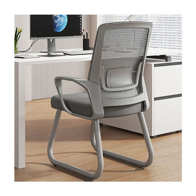 Silla de oficina con reposabrazos reversible con malla de liberación lumbar para comodidad y soporte