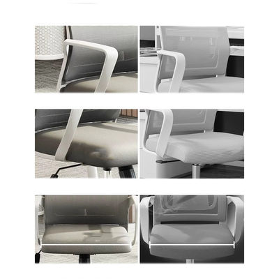 Silla de oficina con reposabrazos reversible con malla de liberación lumbar para comodidad y soporte