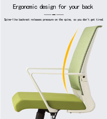 Colores personalizados Silla de oficina de malla ergonómica con respaldo completo ajustable en altura