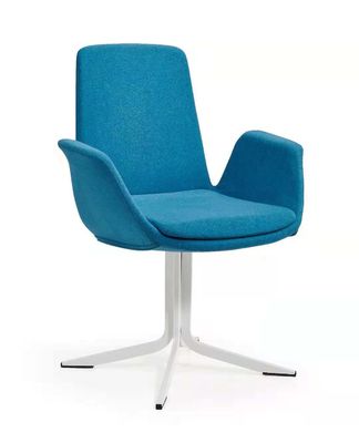 NO Sofá de oficina plegado de moda silla de tela multicolor salón de PC silla con patas de metal