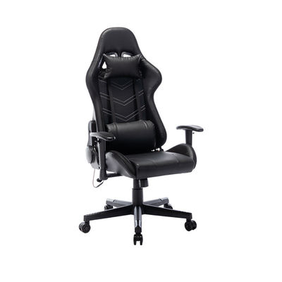 Silla de PC ergonómica con posición reclinable ajustable y silla de juegos única de cuero imitado