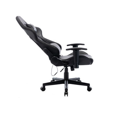 Silla de PC ergonómica con posición reclinable ajustable y silla de juegos única de cuero imitado
