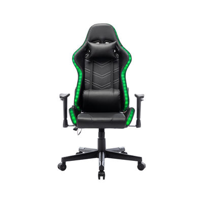 Silla de PC ergonómica con posición reclinable ajustable y silla de juegos única de cuero imitado