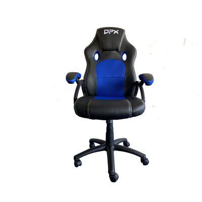 Silla de juego de carreras ergonómica con reposabrazos ajustables y función de elevación