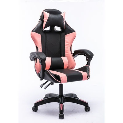 Silla de juego de carreras ergonómica con reposabrazos ajustables y función de elevación