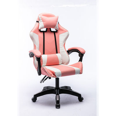Silla de juego de carreras ergonómica con reposabrazos ajustables y función de elevación