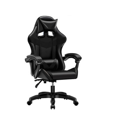 Silla de juego negra certificada ISO9001/ISO14001 con el BIFMA aprobado 60mm PU de nylon
