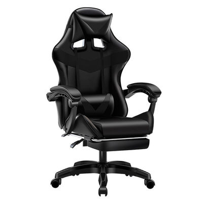 Silla de juego negra certificada ISO9001/ISO14001 con el BIFMA aprobado 60mm PU de nylon