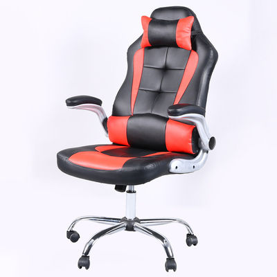 Silla de juego de diseño contemporáneo con reposacabezas y reposabrazos ajustables
