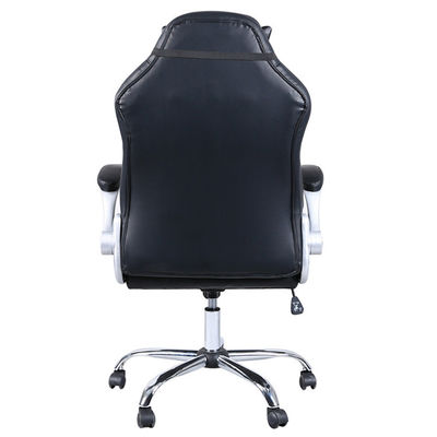 Silla de juego de diseño contemporáneo con reposacabezas y reposabrazos ajustables