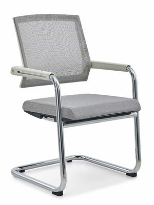 Silla de oficina de malla azul giratoria ajustable para estilo de diseño moderno y asientos cómodos