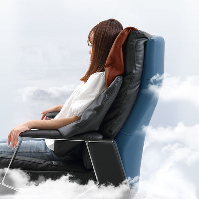 Silla de computadora automática de cuero con respaldo alto silla de oficina reclinable para usuarios grandes y altos