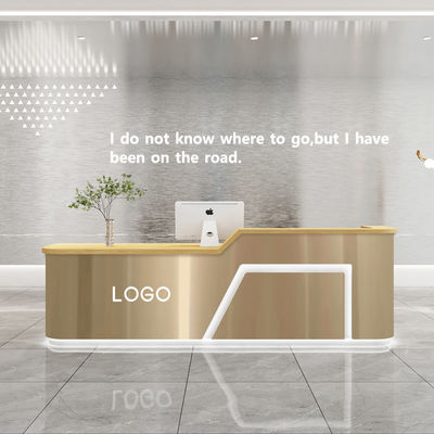 Embalaje de correo N escritorio de caja de acero inoxidable para salón de belleza de hotel y tienda de ropa