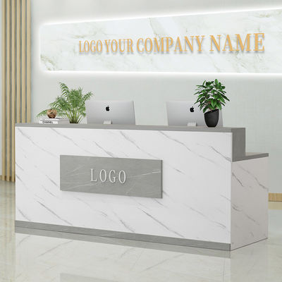 Mesa de recepción estilística para salón de belleza y mostrador de venta al por menor