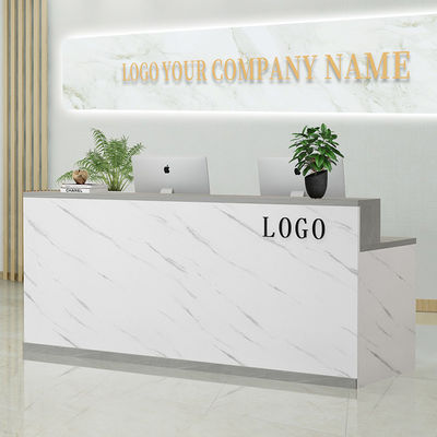 Mesa de recepción estilística para salón de belleza y mostrador de venta al por menor