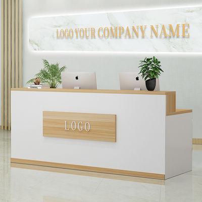 Mesa de recepción estilística para salón de belleza y mostrador de venta al por menor