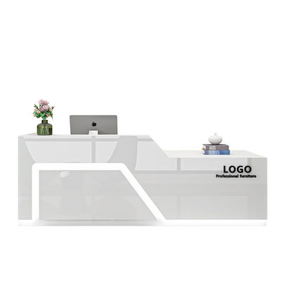 Salón Recepción Escritorio Mall Tienda Display Contador Pedestal Para OEM ODM Escenarios de uso