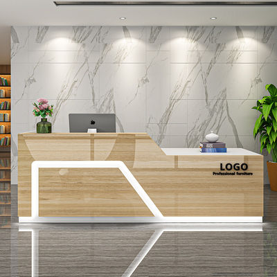 Salón Recepción Escritorio Mall Tienda Display Contador Pedestal Para OEM ODM Escenarios de uso