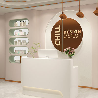 Despacho de servicio de consultoría curvado para salón de uñas