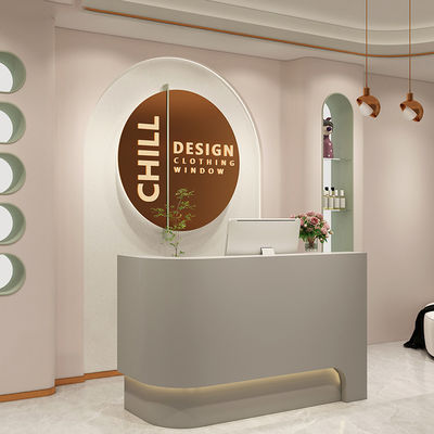 Despacho de servicio de consultoría curvado para salón de uñas